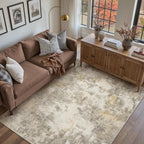 Modern Abstract Area Rug Living Room Extra Large