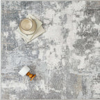 Modern Abstract Area Rug Living Room Extra Large