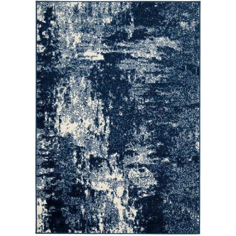 Modern Abstract Living Room Area Rug Painterly Brushstroke