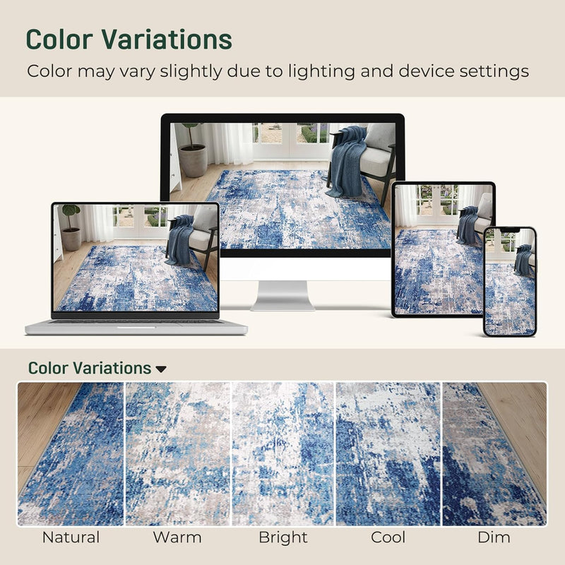 Modern Abstract Rugs Living Room Non-Slip