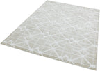 Modern Abstract Shiny Rug Silky Shimmer Soft High-Shine