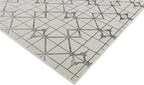 Modern Abstract Shiny Rug Silky Shimmer Soft High-Shine