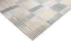 Modern Abstract Shiny Rug Silky Shimmer Soft High-Shine