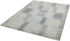 Modern Abstract Shiny Rug Silky Shimmer Soft High-Shine