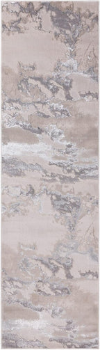 Modern Abstract Shiny Rug Silky Shimmer Soft High-Shine