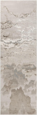 Modern Abstract Shiny Rug Silky Shimmer Soft High-Shine