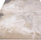Modern Abstract Shiny Rug Silky Shimmer Soft High-Shine