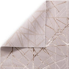 Modern Abstract Shiny Rug Silky Shimmer Soft High-Shine