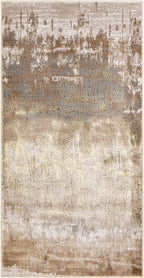 Modern Abstract Shiny Rug Silky Shimmer Soft High-Shine