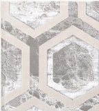 Modern Abstract Shiny Rug Silky Shimmer Soft High-Shine