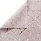 Modern Abstract Shiny Rug Silky Shimmer Soft High-Shine