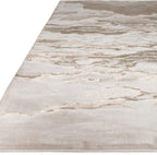 Modern Abstract Shiny Rug Silky Shimmer Soft High-Shine