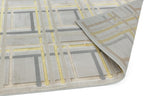 Modern Abstract Shiny Rug Silky Shimmer Soft High-Shine