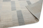 Modern Abstract Shiny Rug Silky Shimmer Soft High-Shine