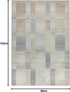 Modern Abstract Shiny Rug Silky Shimmer Soft High-Shine