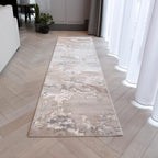 Modern Abstract Shiny Rug Silky Shimmer Soft High-Shine