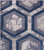 Modern Abstract Shiny Rug Silky Shimmer Soft High-Shine