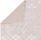 Modern Abstract Shiny Rug Silky Shimmer Soft High-Shine