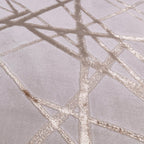 Modern Abstract Shiny Rug Silky Shimmer Soft High-Shine