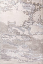 Modern Abstract Shiny Rug Silky Shimmer Soft High-Shine