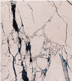 Modern Abstract Shiny Rug Silky Shimmer Soft High-Shine