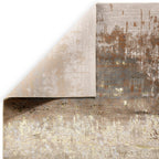 Modern Abstract Shiny Rug Silky Shimmer Soft High-Shine