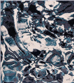Modern Abstract Shiny Rug Silky Shimmer Soft High-Shine