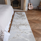 Modern Abstract Shiny Rug Silky Shimmer Soft High-Shine