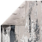 Modern Abstract Shiny Rug Silky Shimmer Soft High-Shine
