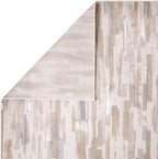 Modern Abstract Shiny Rug Silky Shimmer Soft High-Shine