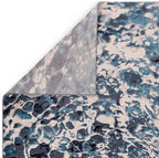 Modern Abstract Shiny Rug Silky Shimmer Soft High-Shine