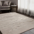 Modern Abstract Shiny Rug Silky Shimmer Soft High-Shine