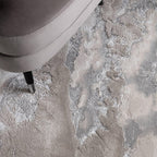 Modern Abstract Shiny Rug Silky Shimmer Soft High-Shine