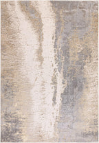 Modern Abstract Shiny Rug Silky Shimmer Soft High-Shine