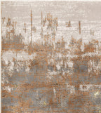 Modern Abstract Shiny Rug Silky Shimmer Soft High-Shine