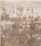 Modern Abstract Shiny Rug Silky Shimmer Soft High-Shine
