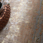 Modern Abstract Shiny Rug Silky Shimmer Soft High-Shine