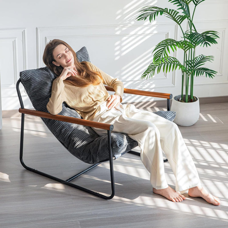 Modern Accent Chair Comfy Armchair for Living Room