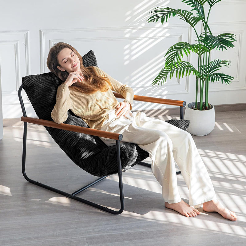 Modern Accent Chair Comfy Armchair for Living Room