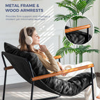 Modern Accent Chair Comfy Armchair for Living Room