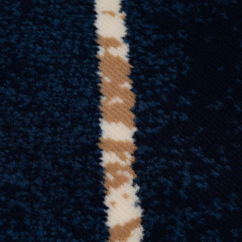 Modern Art Deco Living Room Area Rug Striped