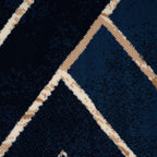 Modern Art Deco Living Room Area Rug Striped