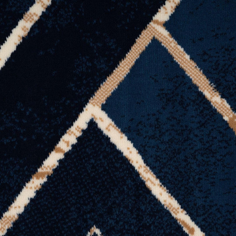 Modern Art Deco Living Room Area Rug Striped