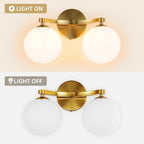 Modern Bathroom Wall Light Vanity with Double G9