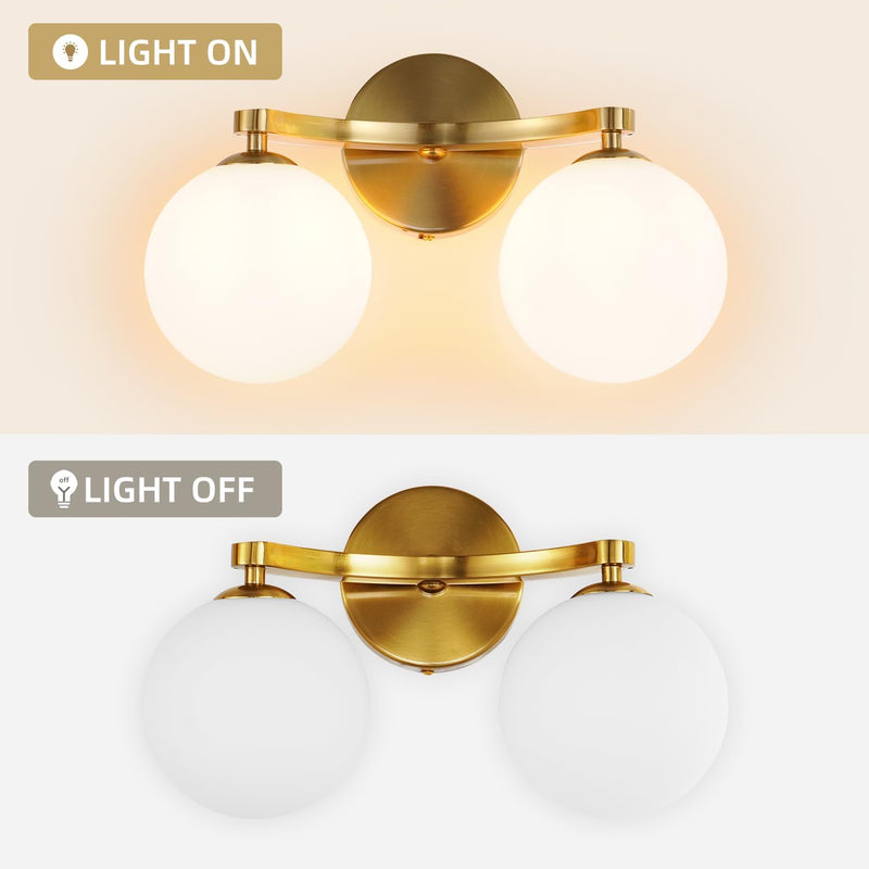 Modern Bathroom Wall Light Vanity with Double G9