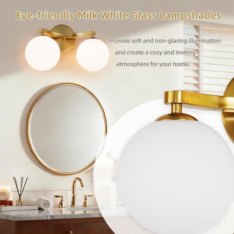 Modern Bathroom Wall Light Vanity with Double G9