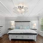 Modern Bubble Ceiling Light Fixture 4-Light Flush Mount