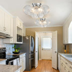 Modern Bubble Ceiling Light Fixture 4-Light Flush Mount
