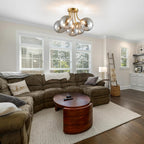 Modern Bubble Ceiling Light Fixture 4-Light Flush Mount