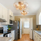 Modern Bubble Ceiling Light Fixture 4-Light Flush Mount